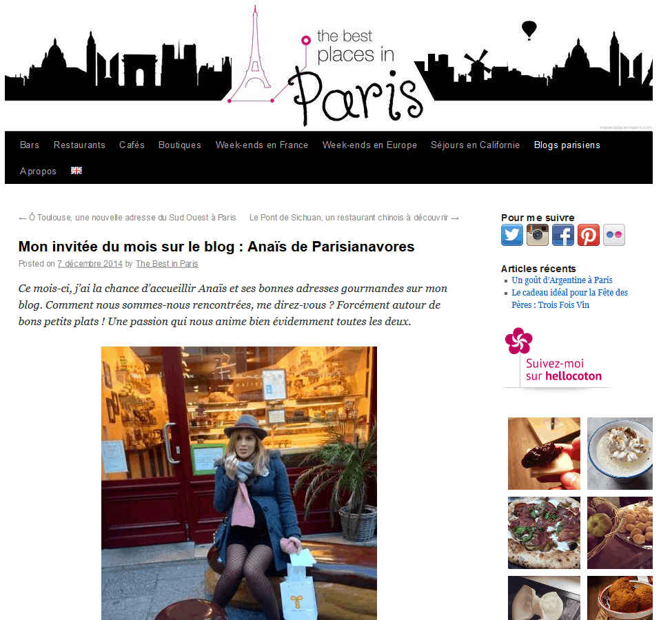 Mon invitée du mois sur le blog - Anaïs de Parisianavores - The best places in Paris 2015-07-29 16-39-16