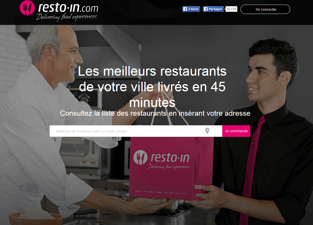Livraison de repas à domicile & au bureau - Resto-in France